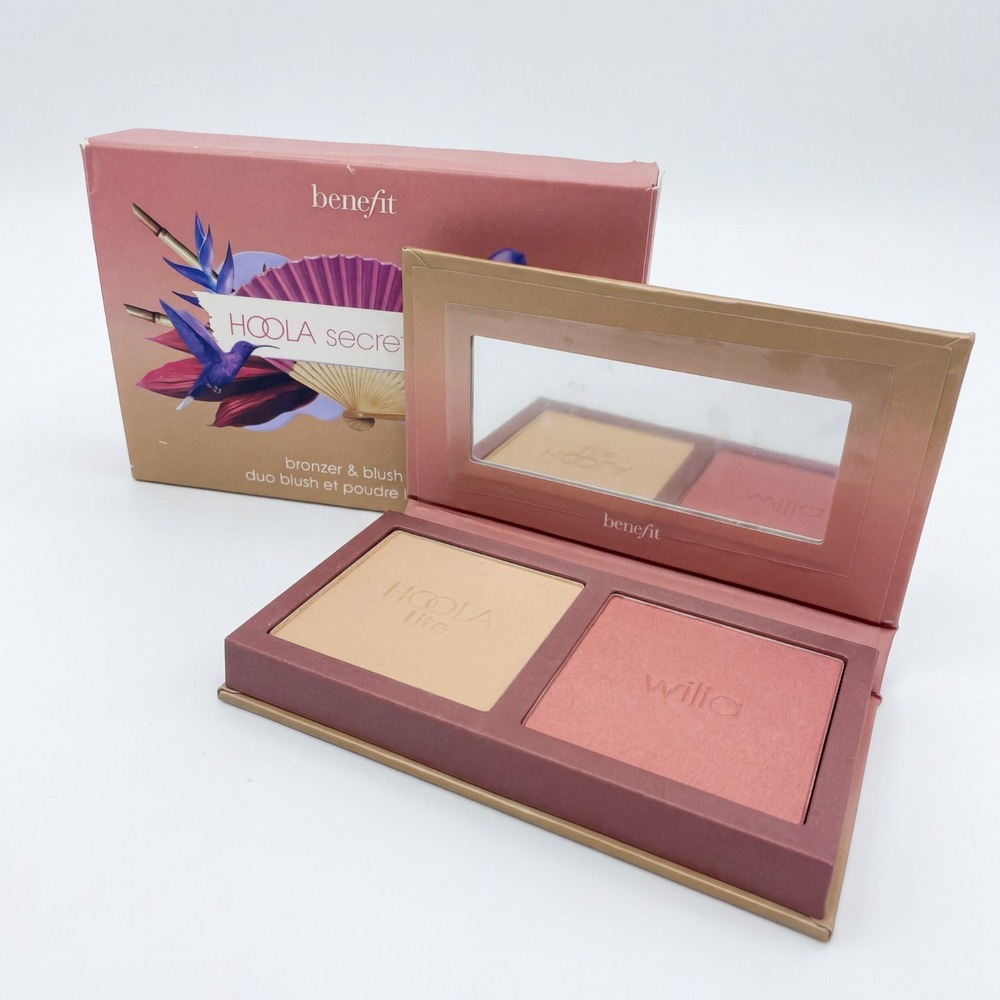 BENEFIT  Hoola Secret Oasis Hoola Lite Matte Bronzer & Willa Blush Duo